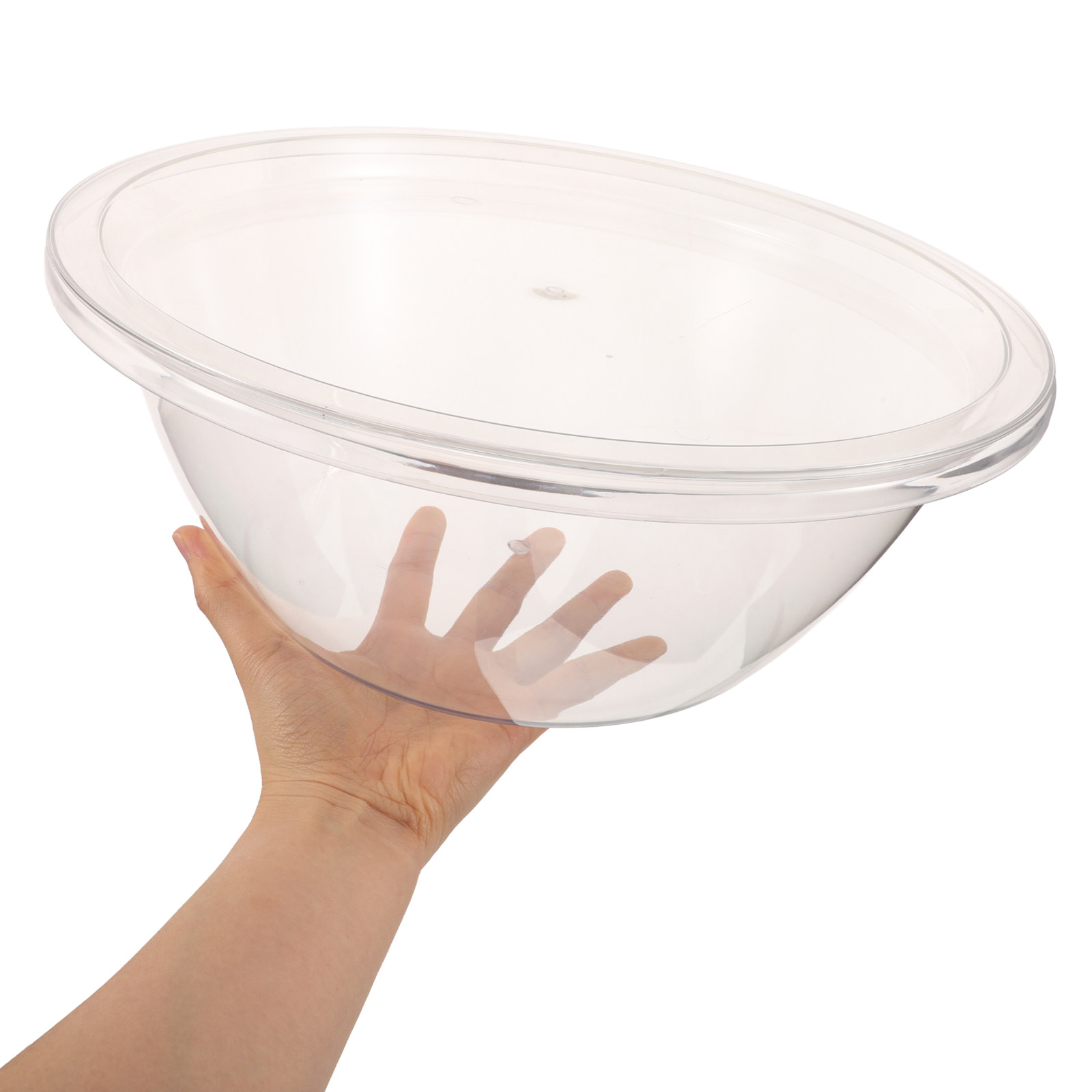 Plastic Dome Clear - 2 sets plastic bak- en mengkommen,