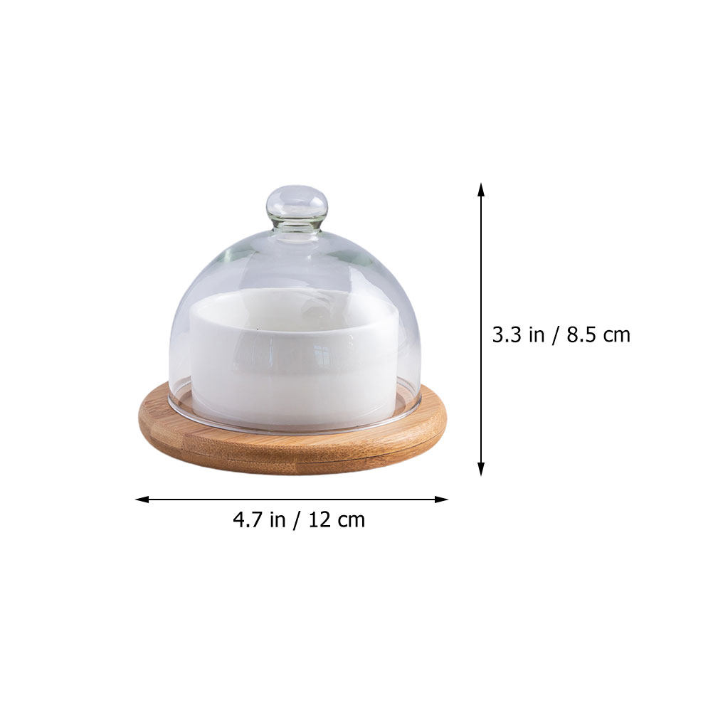 Keramische saladeschaalset met - Plastic Dome Clear recensie en prijs
